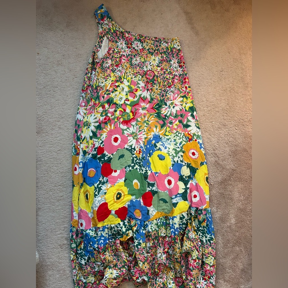 Anthropologie Multicolor One-Shoulder Dress - Picture 11 of 11